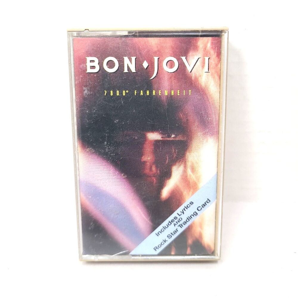 Bon Jovi 7800 Degrees Fahrenheit Rock/Metal Album Cassette Tape Polygram 1985